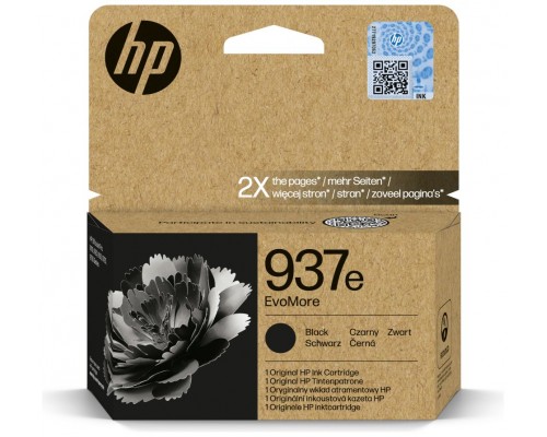 HP Cartucho de Tinta Original EvoMore 937e negra