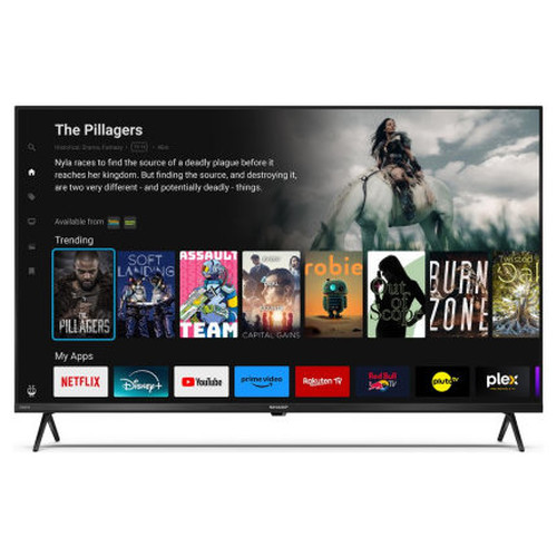 TELEVISOR SHARP 43"43GK4245E TIVO TV, 4K ULTRA HD, SMART TV, ACTIVE MOTION 400, NEGRO
