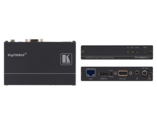 KRAMER AVSM 4K60 4:4:4 HDMI EXTENDER WITH USB, ETHERNET, RS–232, & IR OVER EXTENDED–REACH HDBASET 3.0 - EXT3-XR-TR (50-80572290)