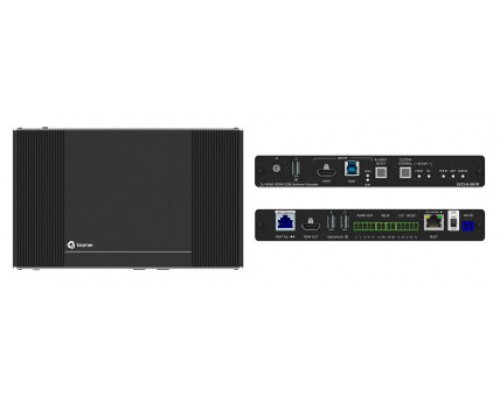 Kramer Electronics EXT3-21-XR-TR Transmisor y receptor de consola Negro