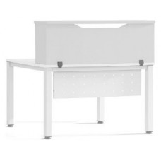 MODULO RECEPCION ALTILLO 100CM BLANCO / BLANCO. MEDIDAS 100X40X30CM. (MESA NO INCLUIDA EN EL PRECIO, SE COMPRA APARTE) ROCADA 5010AW04 (Espera 4 dias)