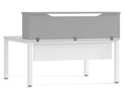 MODULO RECEPCION ALTILLO 140CM GRIS / GRIS. MEDIDAS 140X40X30CM. (MESA NO INCLUIDA EN EL PRECIO, SE COMPRA APARTE) ROCADA 5014AN02 (Espera 4 dias)