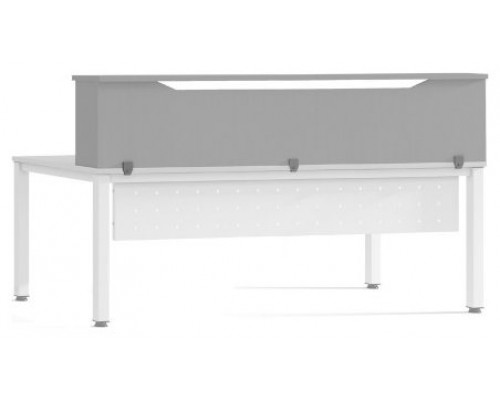 MODULO RECEPCION ALTILLO 200CM GRIS / GRIS. MEDIDAS 200X40X30CM. (MESA NO INCLUIDA EN EL PRECIO, SE COMPRA APARTE) ROCADA 5020AN02 (Espera 4 dias)