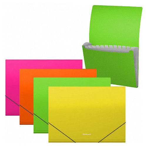 CARPETA CLASIFICADORA 12 POSICIONES POLIPROPILENO MATT NEON A4 COLORES SURTIDOS ERICH KRAUSE 50428 (MIN4) (Espera 4 dias)-SX1 CARPETA CLASIFICADORA 12 POSICIONES POLIPROPILENO MATT NEON A4 COLORES SURTIDOS ERICH KRAUSE 50428 (MIN4) (Espera 4 dias)