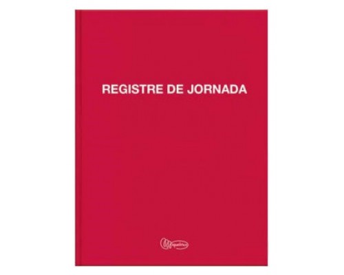 Miquelrius 5090 registro comercial (libro) Rojo 40 hojas (Espera 4 dias)