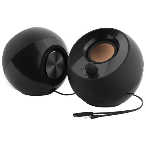 ALTAVOCES CREATIVE PEBBLE 2.0 JACK3.5MM NEGRO
