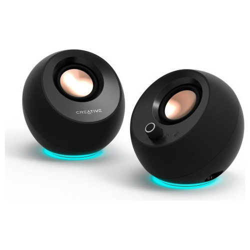 ALTAVOCES CREATIVE PEBBLE PRO 2.0 BT NEGRO RGB