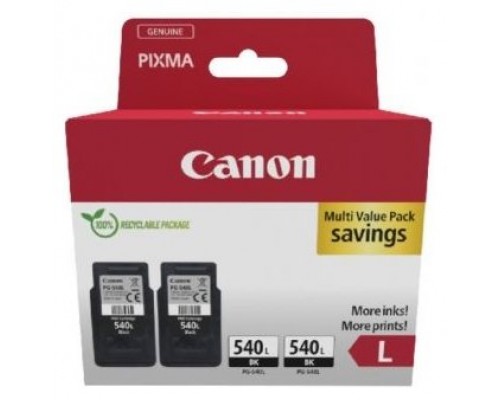 Cartucho tinta canon pg 540l twin