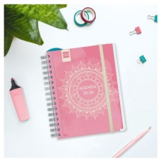 AGENDA DOCENTE 2025-2026 MAGISTRAL PERSONALIZABLE 4º 155X212 SEMANA VISTA HORIZONTAL MANDALA+ FINOCAM 533380126 (Espera 4 dias)