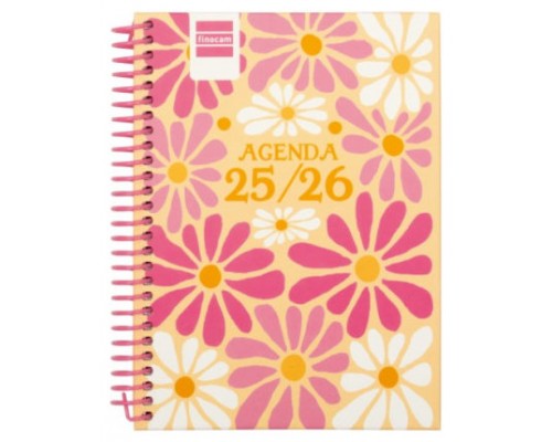 AGENDA ESCOLAR 2025-2026 DIVA 8º 120X164 SEMANA VISTA HORIZONTAL SPRING+ FINOCAM 536100426 (Espera 4 dias)