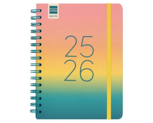 AGENDA ESCOLAR 2025-2026 CURSO COSMO 4º 155X212  SEMANA VISTA HORIZONTAL IRIS+ FINOCAM 537050326 (Espera 4 dias)
