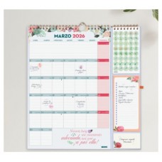 CALENDARIO 16 MESES SEPTIEMBRE 2025-DICIEMBRE 2026 PLUS 340X380 MES VISTA FRASES MOTIVACIONALES+ FINOCAM 540220226 (Espera 4 dias)