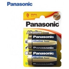 PILA PANASONIC LR20 ALKALINE 2 UNIDADES