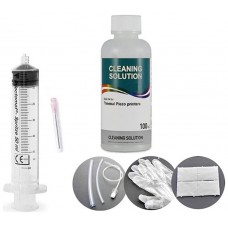 Líquido Limpieza Universal Inyección Tintas + Guantes + Jeringa + Tubo Silicona