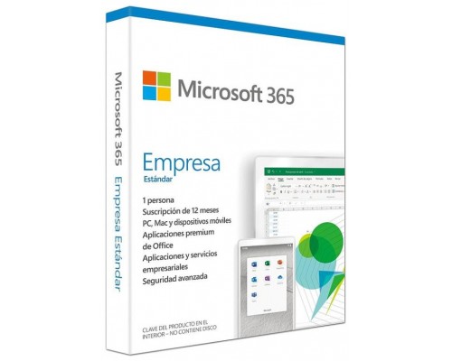 Microsoft 365 Business Standard 5-PC/MAC 1 año (DIGITAL) (Espera 2 dias)