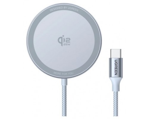 Ugreen MagFlow Smartphone Gris USB Cargador inal&aacute;mbrico Auto