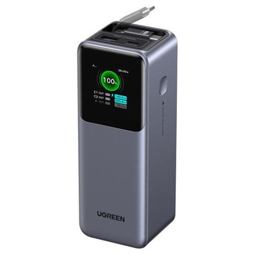 UGREEN 165W POWER BANK WITH RETRACTABLE CABLE