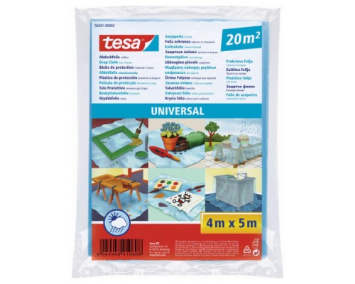 LONA PROTECTORA PLASTICO 20M2 UNIVERSAL TESA 56651-00002-02 (Espera 4 dias)