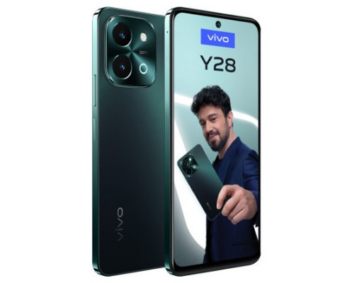 VIVO Y28 8+256 METALİK YEŞİL smartphones 17 cm (6.68") SIM doble Android 14 4G 8 GB 256 GB 6000 mAh Verde