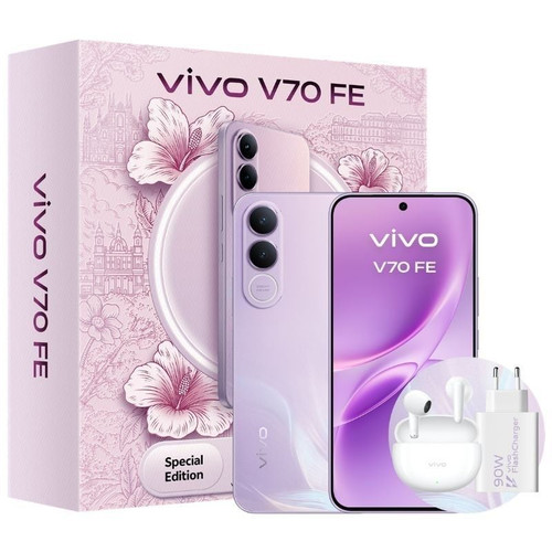 VIVO V70 FE 8Gb 512Gb Bundle Ch90w+ Buds3 Purple-IA53 VIVO V70 FE 8Gb 512Gb Bundle Ch90w+ Buds3 Purple