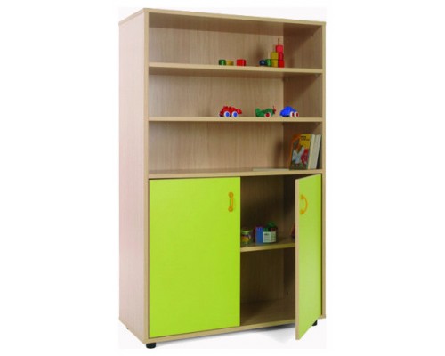 MUEBLE MEDIO ARMARIO Y ESTANTERÍA HAYA MOBEDUC 600303HPS18 (Espera 4 dias)