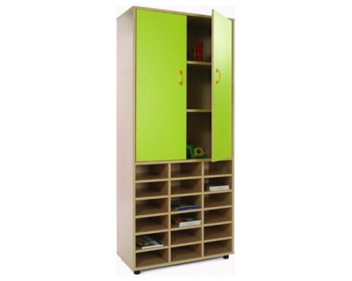 MUEBLE ALTO CASILLERO Y ARMARIO HAYA MOBEDUC 600406HPS18 (Espera 4 dias)