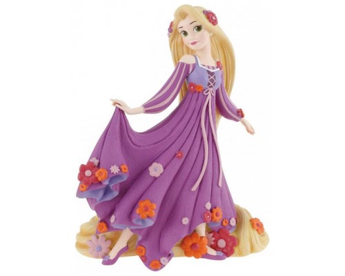 Figura decorativa enesco disney rapunzel floreada