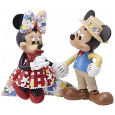 Figura enesco disney mickey y minnie