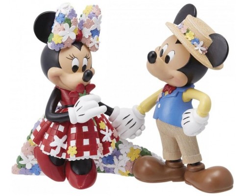 Figura enesco disney mickey y minnie