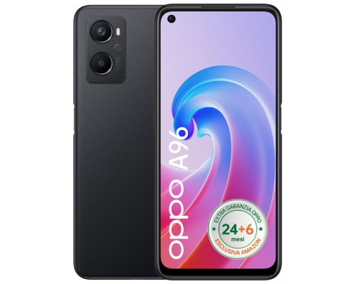 OPPO A96 16,7 cm (6.59") SIM doble Android 11 4G USB Tipo C 8 GB 128 GB 5000 mAh Negro