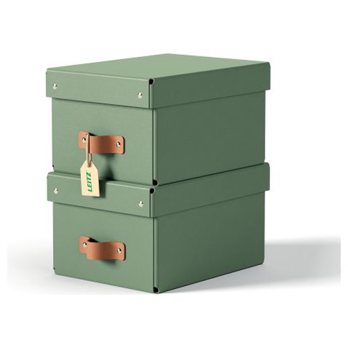 PACK 2 CAJAS DE ALMACENAMIENTO CARTÓN PEQUEÑA COLOR VERDE LEITZ 61470050 (Espera 4 dias)-SX5 PACK 2 CAJAS DE ALMACENAMIENTO CARTÓN PEQUEÑA COLOR VERDE LEITZ 61470050 (Espera 4 dias)