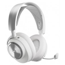 Steelseries Arctis Nova Pro Wireless Auriculares Inalámbrico y alámbrico Diadema Juego Bluetooth Plata, Blanco