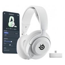 Steelseries Arctis Nova 5X Wireless Auriculares Inalámbrico Diadema Juego USB Tipo C Bluetooth Blanco