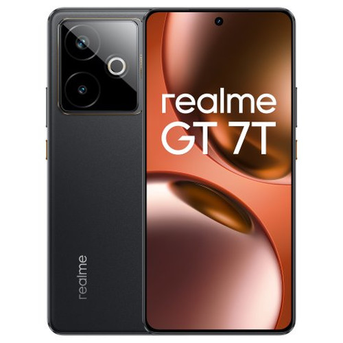 realme GT 7T 17,3 cm (6.8") SIM doble Android 15 5G USB Tipo C 12 GB 256 GB 7000 mAh Negro-MR72 realme GT 7T 17,3 cm (6.8") SIM doble Android 15 5G USB Tipo C 12 GB 256 GB 7000 mAh Negro