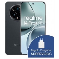 REALME 14 PRO+ 5G 512GB 12GB SUEDE GREY INT NFC + SUPERVOOC 120W POWER ADAPTER WHITE