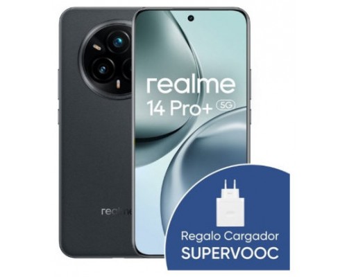 REALME 14 PRO+ 5G 512GB 12GB SUEDE GREY INT NFC + SUPERVOOC 120W POWER ADAPTER WHITE