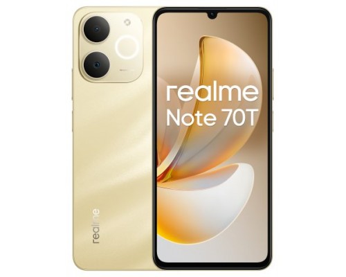 realme Note 70T 17,1 cm (6.74") SIM doble Android 15 4G USB Tipo C 4 GB 128 GB 6000 mAh Oro