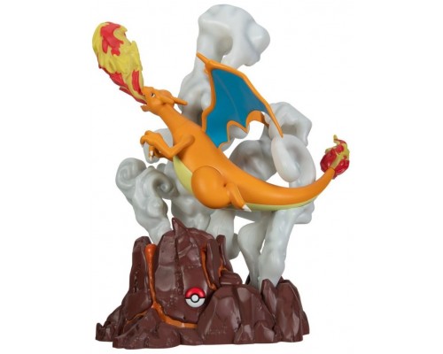 Figura pokemon efecto luz charizard deluxe