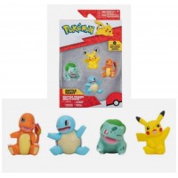 Pack 4 figuras pokemon iniciales kanto