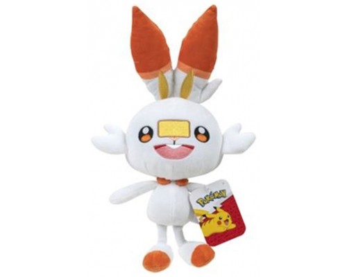 Peluche pokemon scorbunny 21 cm