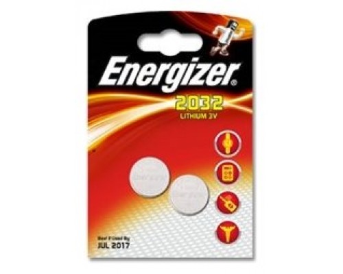 BLISTER 2 PILAS DE BOTON MODELO CR 2032 ENERGIZER E301021401