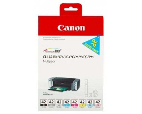 Canon PIXMA PRO-100 Cartuchos Pack 8 colores CLI-42
