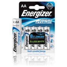 BLISTER 4 PILAS ULTIM LITHIUM TIPO L91 (AA) ENERGIZER 639155