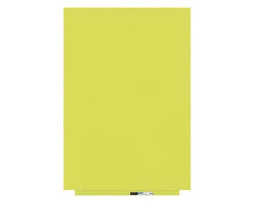 PIZARRA SIN MARCO SKINWHITEBOARD COLOR AMARILLO AZUFRE ESCALA DE AMARILLOS. MEDIDA 75X115CM MAGNÉTICA MODULAR ROCADA 6420R-1016 (Espera 4 dias)