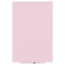 PIZARRA SIN MARCO SKINWHITEBOARD COLOR ROSA. MEDIDA 100X150CM MAGNÉTICA MODULAR ROCADA 6421R-490 (Espera 4 dias)