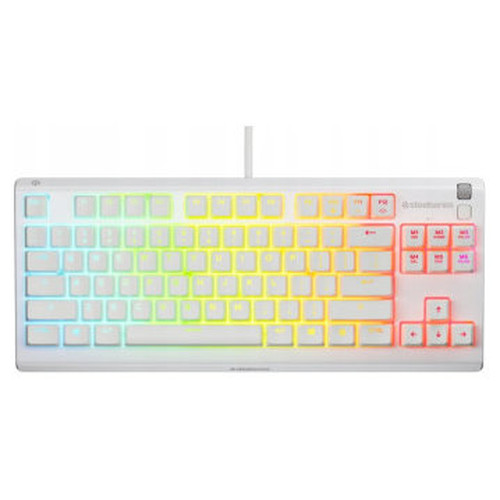 TECLADO STEELSERIES APEX 3 TKL (USA) BLANCO (64819)-MR26 TECLADO STEELSERIES APEX 3 TKL (USA) BLANCO (64819)
