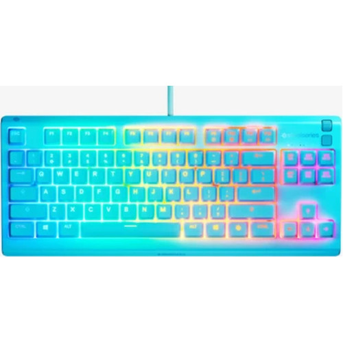 Steelseries Apex 3 TKL - US teclado Juego USB QWERTY Inglés de EE. UU. Color aguamarina-MR26 Steelseries Apex 3 TKL - US teclado Juego USB QWERTY Inglés de EE. UU. Color aguamarina