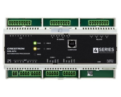 CRESTRON 4-SERIES DIN RAIL CONTROL SYSTEM (DIN-AP4) 6510417