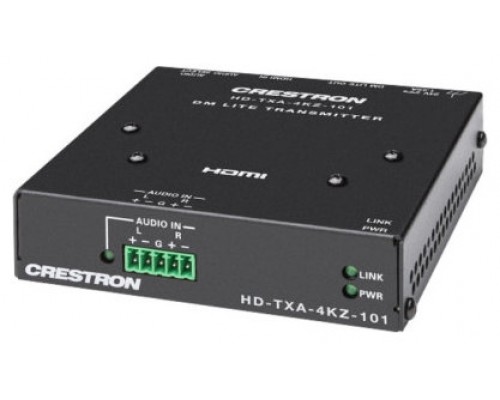 CRESTRON DM LITE 4K60 4:4:4 TRANSMITTER FOR HDMI AND ANALOG AUDIO SIGNAL EXTENSION OVER CATX CABLE (HD-TXA-4KZ-101) 6511918