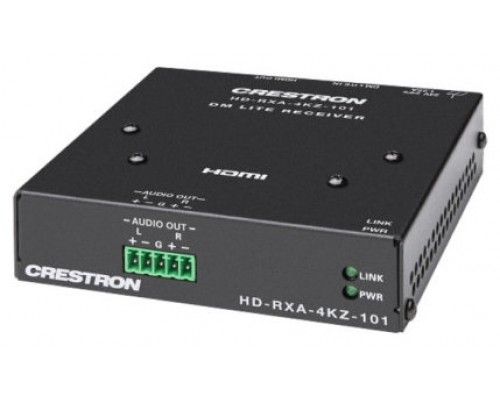 CRESTRON DM LITE 4K60 4:4:4 RECEIVER FOR HDMI AND ANALOG AUDIO SIGNAL EXTENSION OVER CATX CABLE (HD-RXA-4KZ-101) 6511921